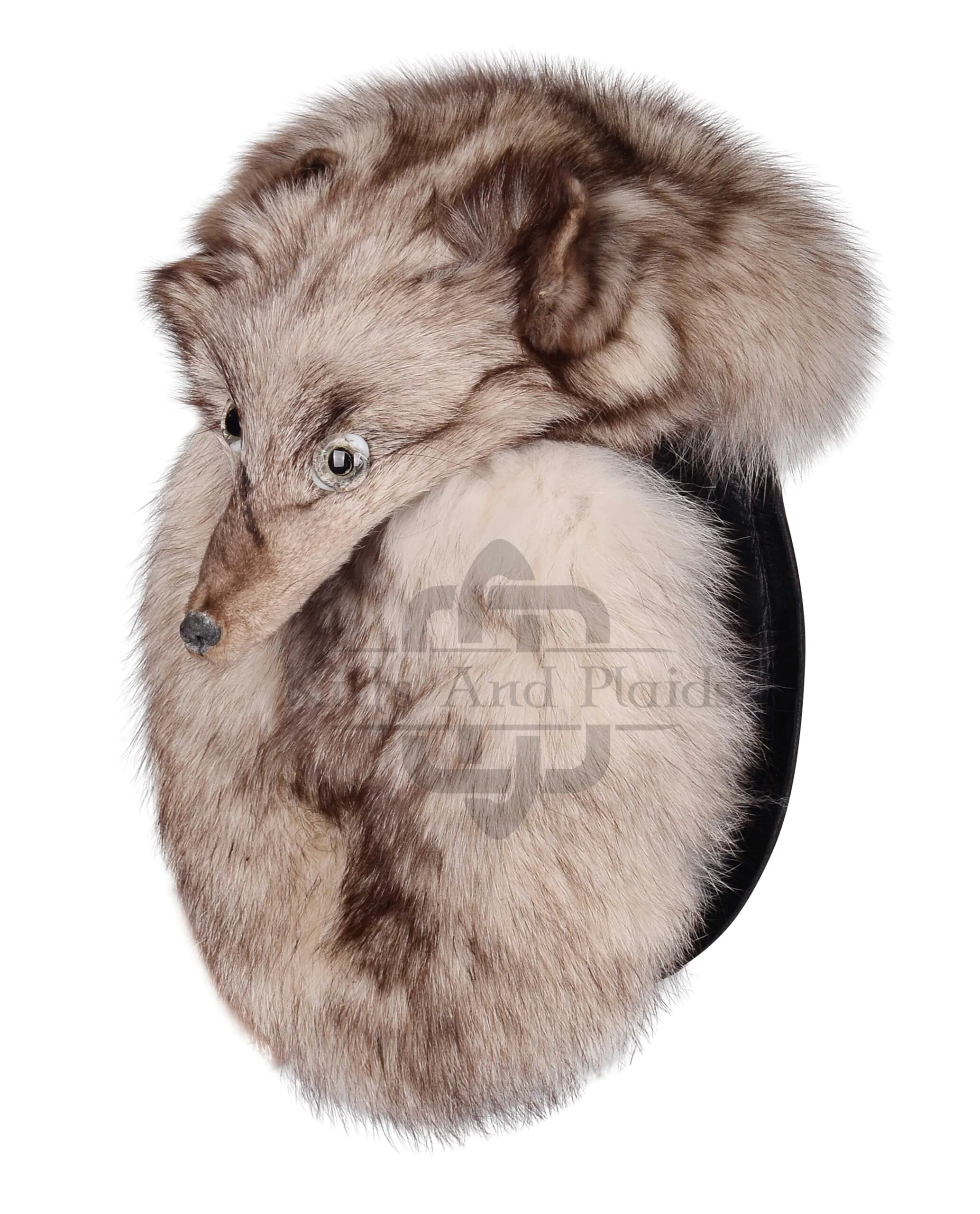Silver Fox Full Mask Sporran - Image 3
