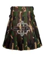 Army Camo Cotton Kilt