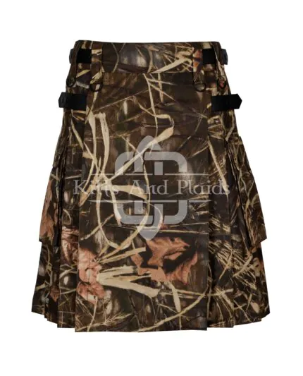 Jungle Camo Utility Cotton Kilt