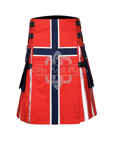 Norwegian Flag Utility Kilt
