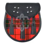 Scottish Rose Tartan Sporran