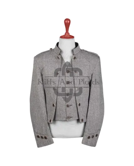 Men's Outfit Grey Tweed Jacket and Waistcoat