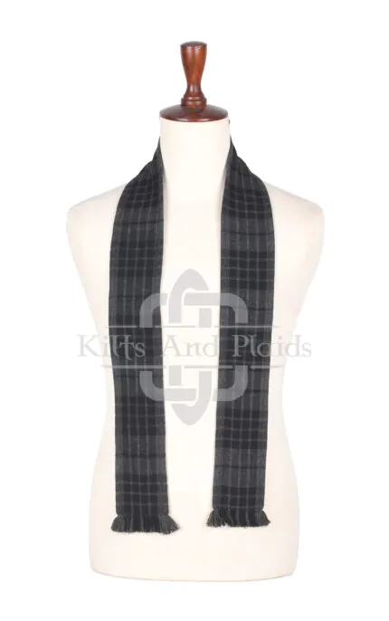 Men's Tartan Scarf Grey Watch
