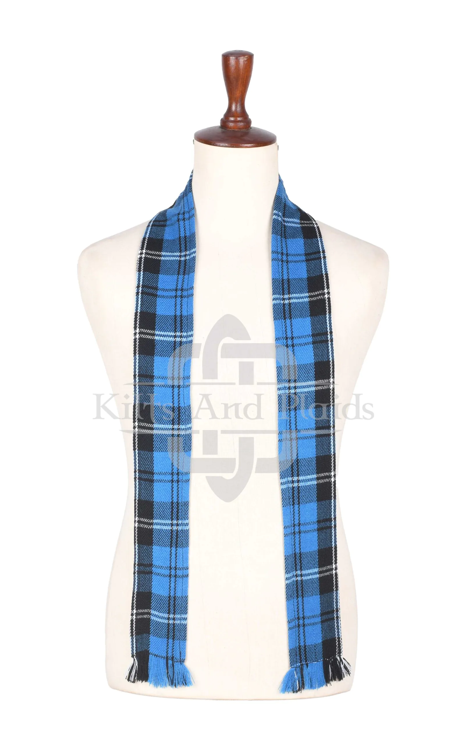 Ramsey Blue Hunting (2) Men's Tartan Ramsey Blue Hunting Scarf